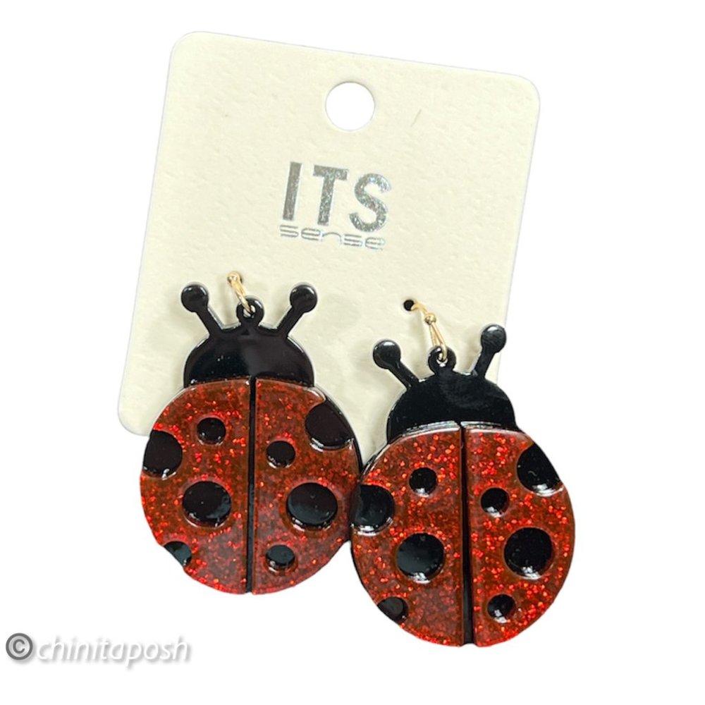 🆕 ITS Sense - Ladybug Earrings Teardrop